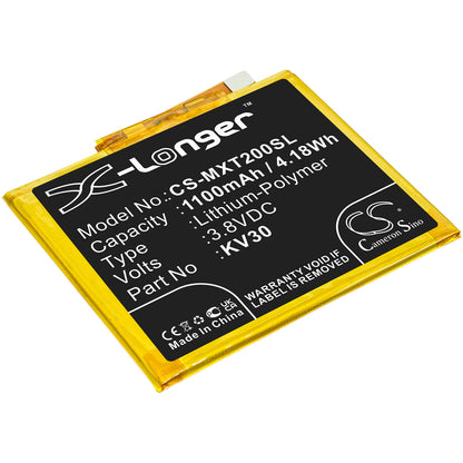 3.8V, 1100mAh, Li-Polymer Battery fits Motorola, Razr 2019, Voyager, 4.18Wh