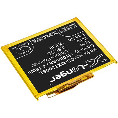 3.8V, 1100mAh, Li-Polymer Battery fits Motorola, Razr 2019, Voyager, 4.18Wh