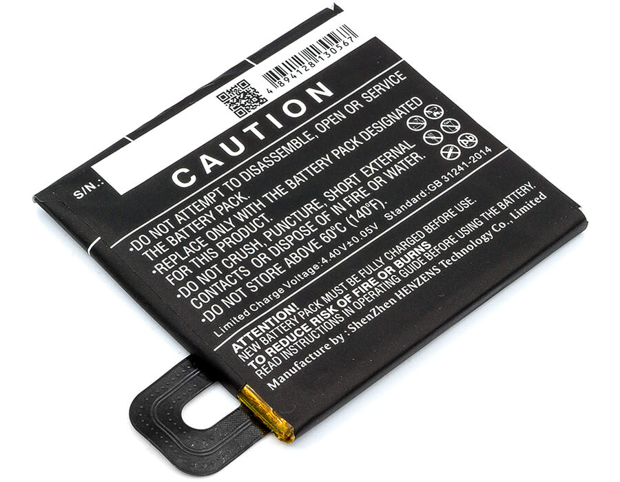 3.85V, 2700mAh, Li-Polymer Battery fits Google, G011a, Pixel 2, 10.395Wh