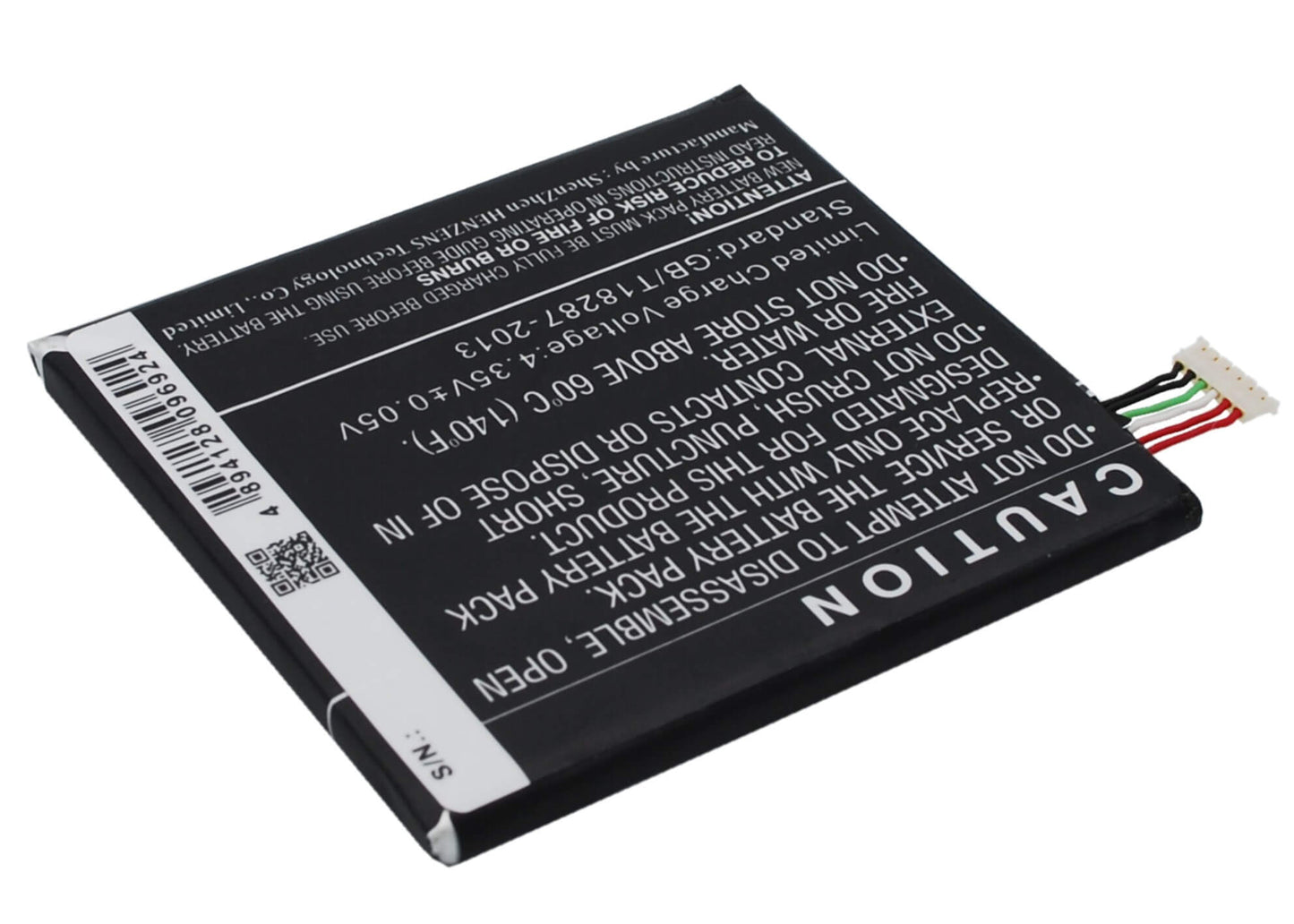 3.8V, 2040mAh, Li-Polymer Battery fits Htc, A3qhd, D610, 7.752Wh