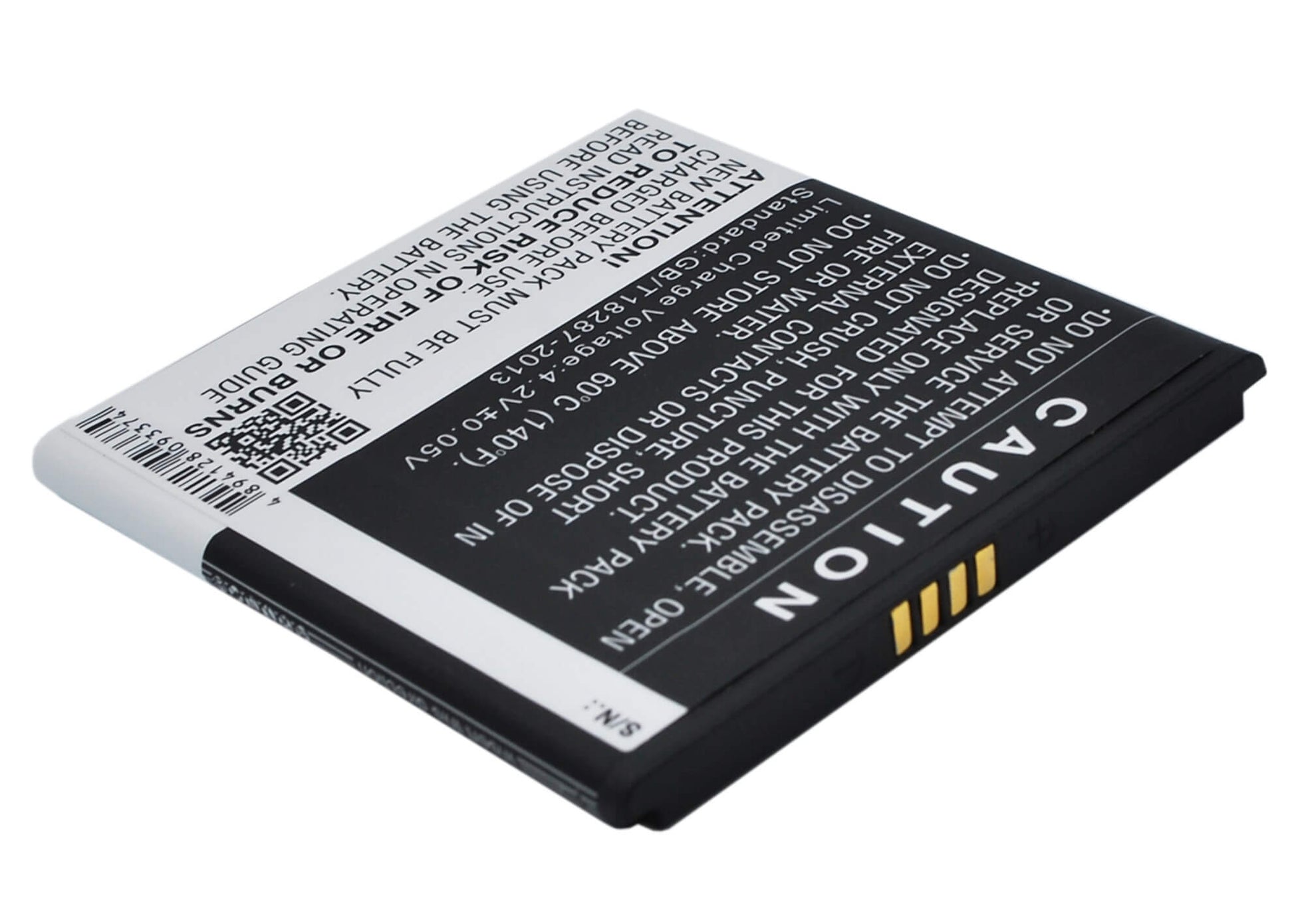 3.7V, 1900mAh, Li-ion Battery fits Gigabyte, Gsmart Simba Sx1, 7.03Wh