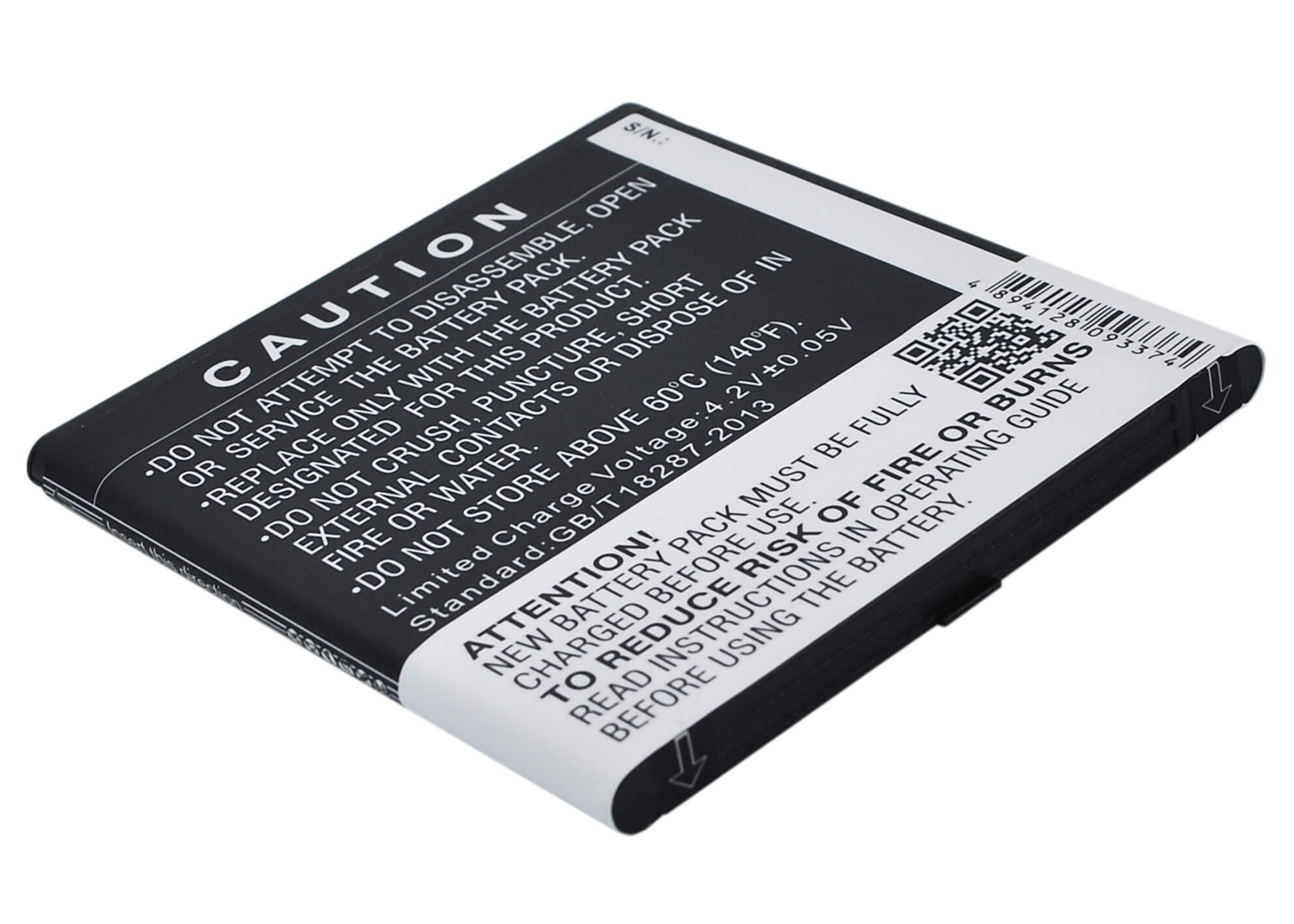 3.7V, 1900mAh, Li-ion Battery fits Gigabyte, Gsmart Simba Sx1, 7.03Wh
