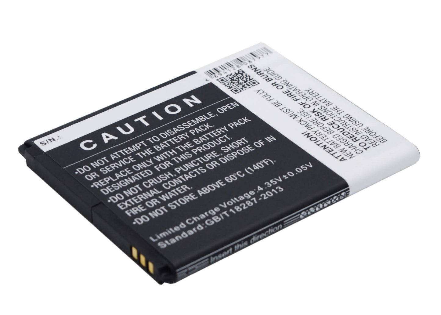 3.8V, 1500mAh, Li-ion Battery fits Amazing, A4c, 5.7Wh
