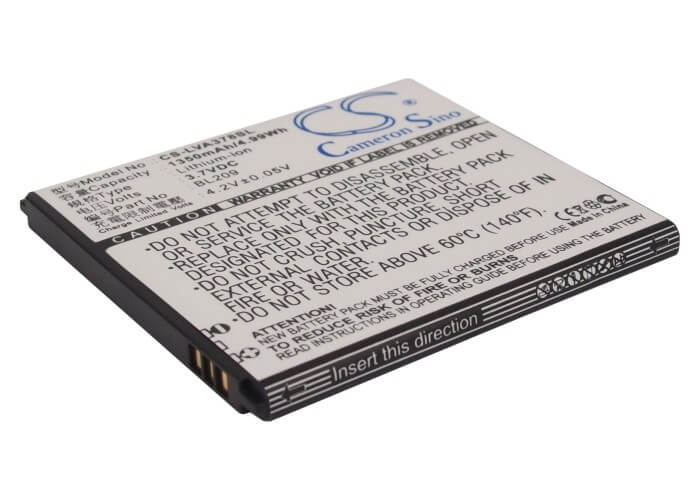 3.7V, 1350mAh, Li-ion Battery fits Lenovo, A378, A398t, 4.995Wh