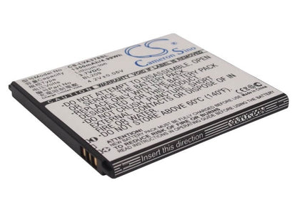 3.7V, 1350mAh, Li-ion Battery fits Lenovo, A378, A398t, 4.995Wh