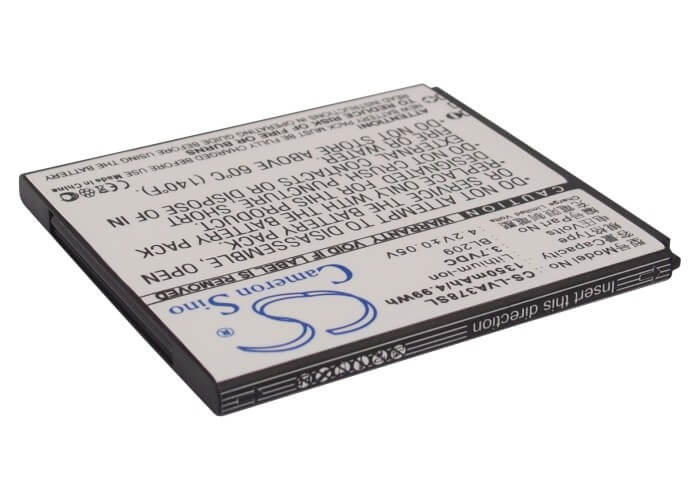 3.7V, 1350mAh, Li-ion Battery fits Lenovo, A378, A398t, 4.995Wh