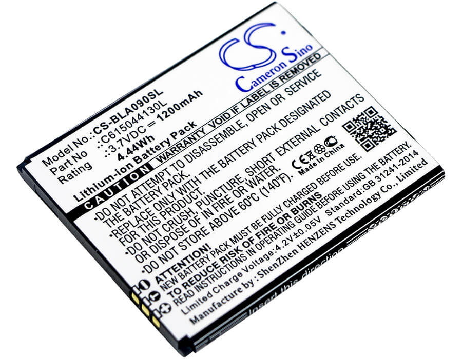 3.7V, 1200mAh, Li-ion Battery fits Navon, T400, 4.44Wh