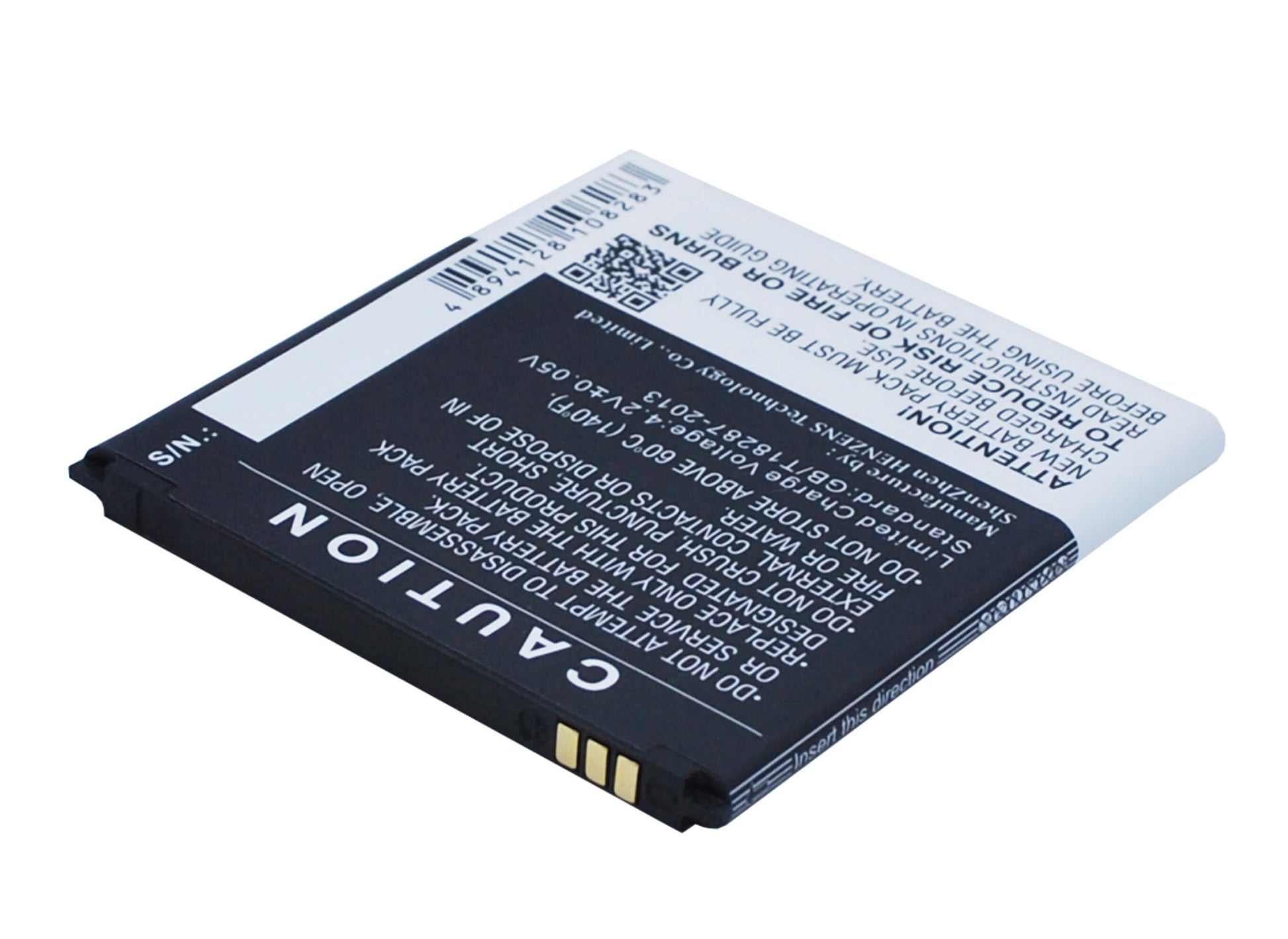 3.7V, 1750mAh, Li-ion Battery fits Wiko, Cink Peax, Cink Peax 2, 6.475Wh