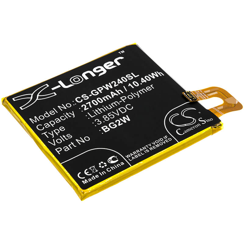 3.85V, 2700mAh, Li-Polymer Battery fits Google, Pixel 2 Muski, Pixel 2b, 10.395Wh