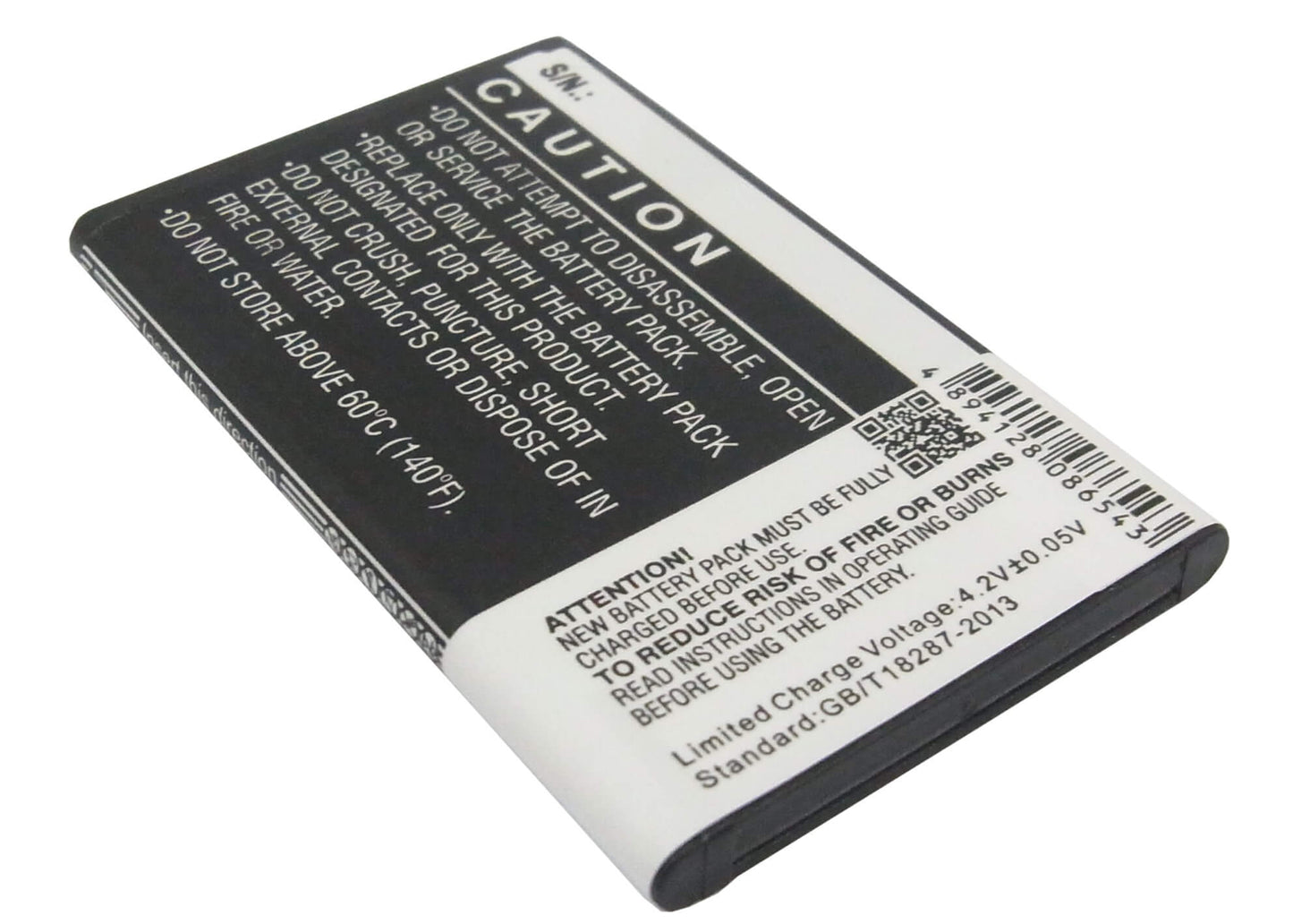 3.7V, 1200mAh, Li-ion Battery fits Nokia, 3310 2017, Asha 225, 4.44Wh