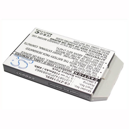 3.7V, 1100mAh, Li-ion Battery fits Zte, C150, C200, 4.07Wh