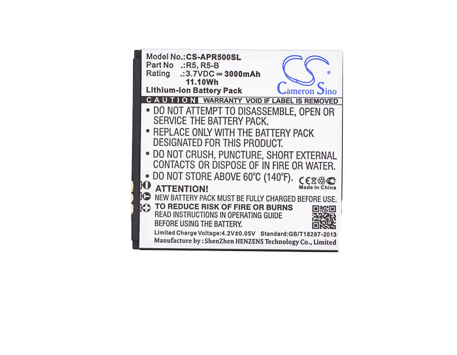 3.7V, 1400mAh, Li-ion Battery fits Archos, 45 Platinum, 5.18Wh