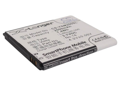 3.7V, 2000mAh, Li-ion Battery fits Yusun, M1, M1s, 7.4Wh