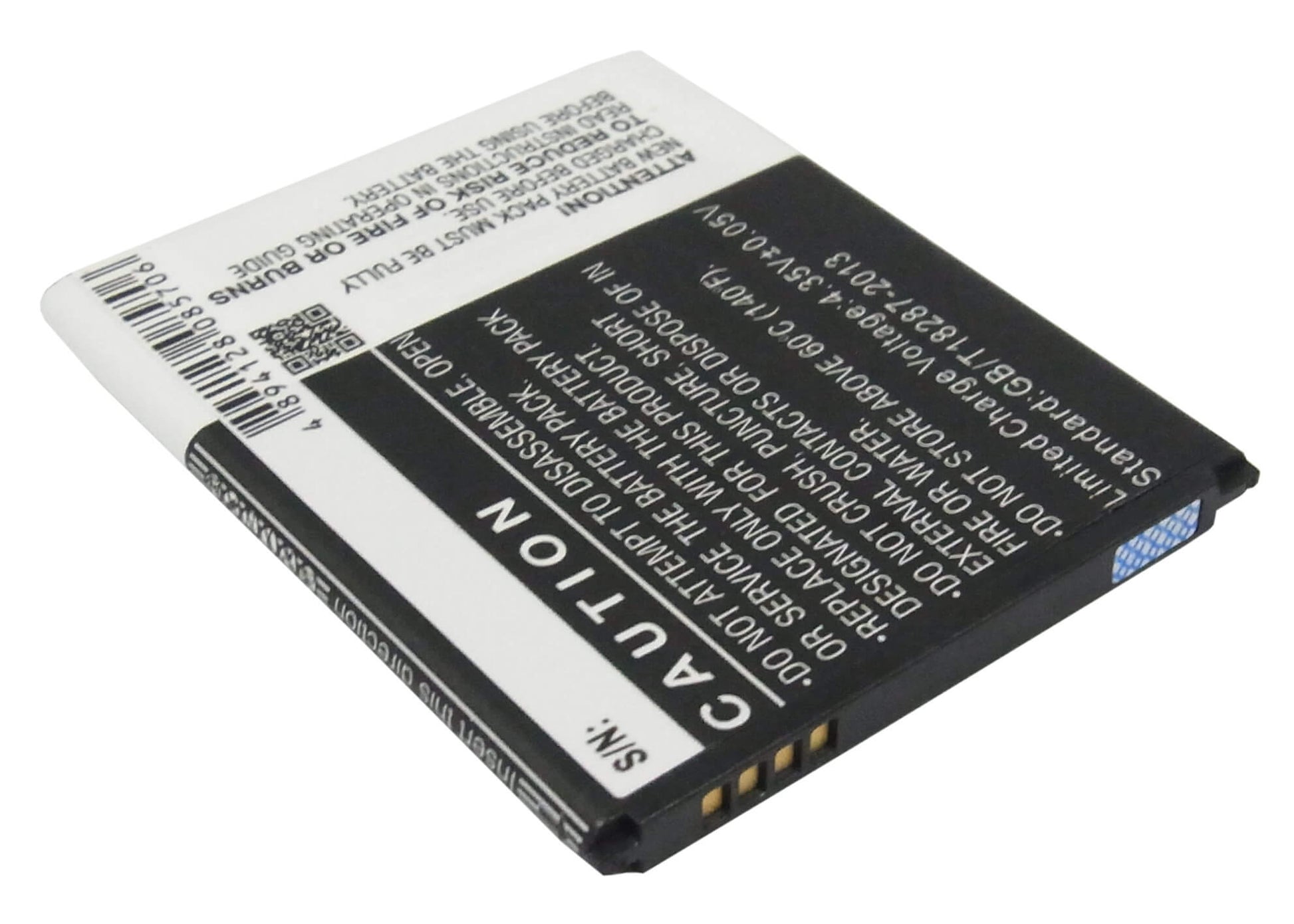 3.8V, 1500mAh, Li-ion Battery fits Samsung, Galaxy Ace 2, Galaxy Exhibit, 5.7Wh