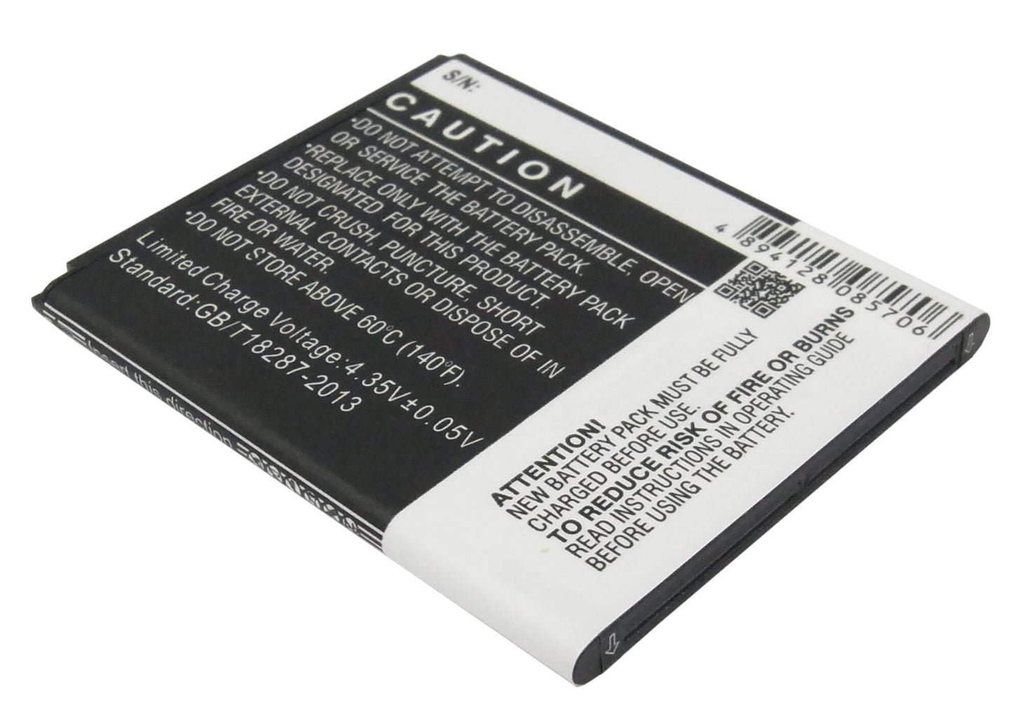 3.8V, 1500mAh, Li-ion Battery fits Samsung, Galaxy Ace 2, Galaxy Exhibit, 5.7Wh