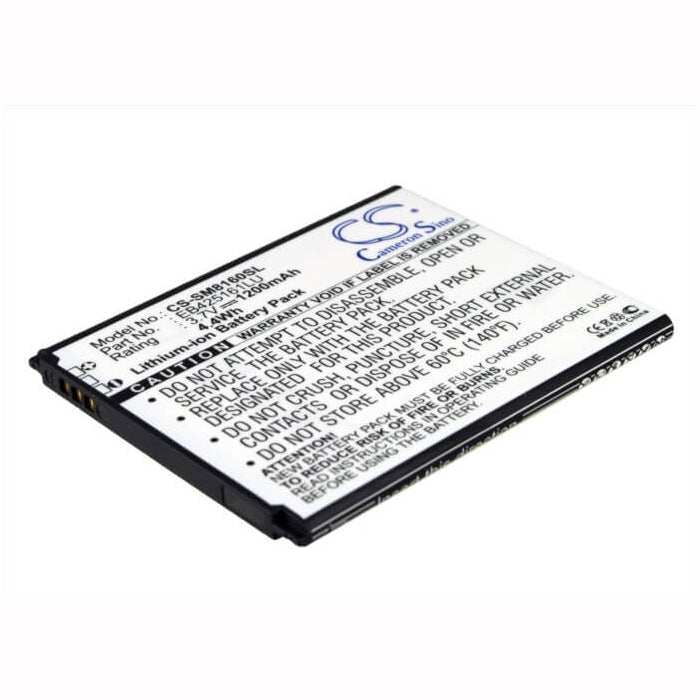 3.7V, 1200mAh, Li-ion Battery fits Samsung, Galaxy Ace 2, Galaxy Ace Ii X, 4.44Wh