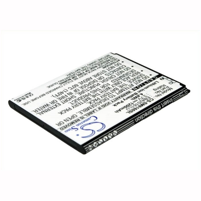 3.7V, 1200mAh, Li-ion Battery fits Samsung, Galaxy Ace 2, Galaxy Ace Ii X, 4.44Wh