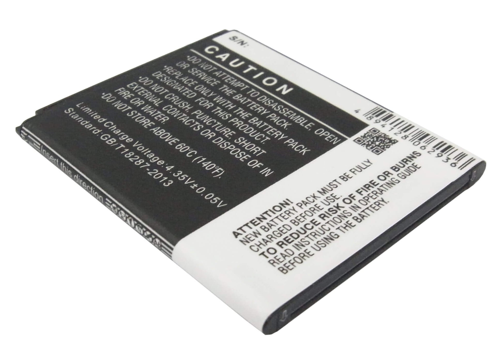 3.8V, 1500mAh, Li-ion Battery fits Samsung, Galaxy Ace 2, Galaxy Ace Ii X, 5.7Wh