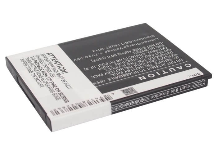 3.7V, 1600mAh, Li-ion Battery fits Samsung, Sgh-i620, Sgh-i640, 5.92Wh