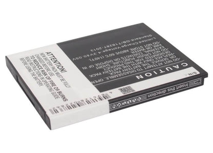 3.7V, 1600mAh, Li-ion Battery fits Samsung, Sgh-i620, Sgh-i640, 5.92Wh