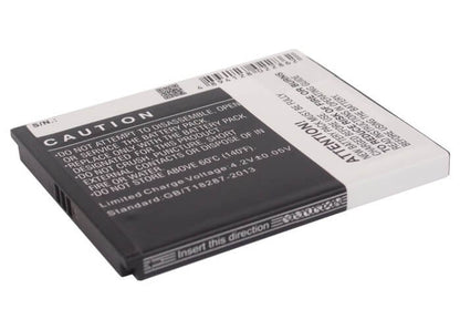 3.7V, 1600mAh, Li-ion Battery fits Samsung, Sgh-i620, Sgh-i640, 5.92Wh