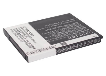 3.7V, 1600mAh, Li-ion Battery fits Samsung, Sch-i859, Sgh-i728a, 5.92Wh