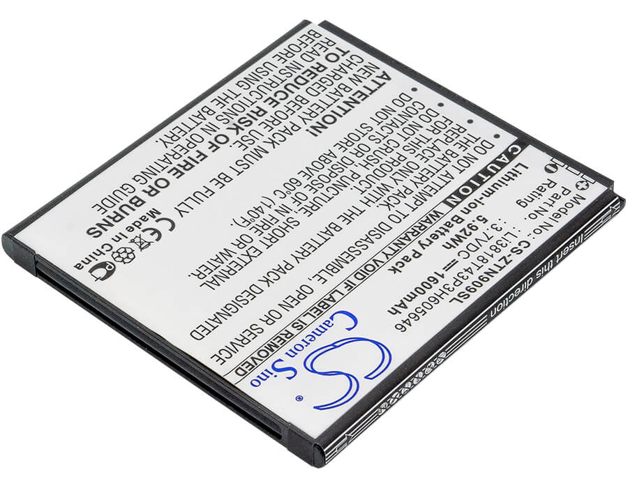 3.7V, 1600mAh, Li-ion Battery fits Srf, Startrall 4, 5.92Wh