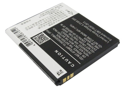 3.7V, 1850mAh, Li-ion Battery fits Gionee, C700, C800, 6.845Wh