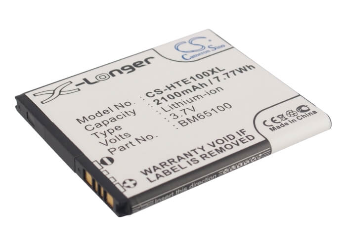 3.7V, 2100mAh, Li-ion Battery fits Htc, 0pcv200, 0po100, 7.77Wh