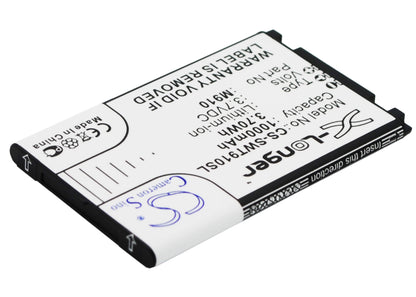 3.7V, 1000mAh, Li-ion Battery fits Switel, M910, 3.7Wh
