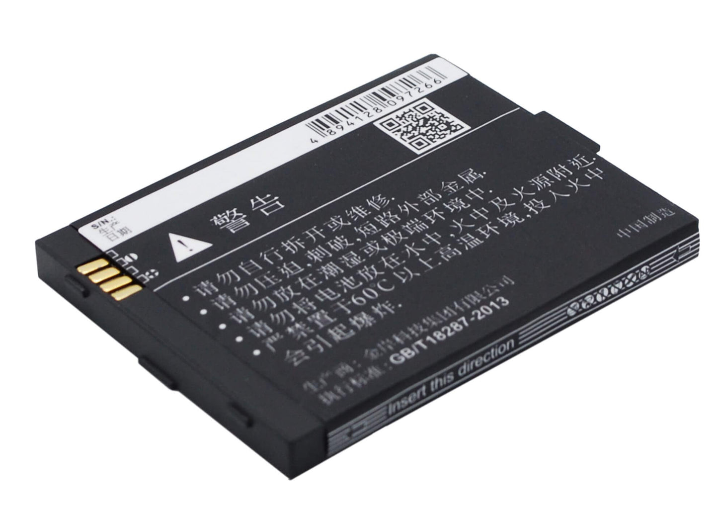 3.7V, 1100mAh, Li-ion Battery fits Coolpad, 2938, D60, 4.07Wh