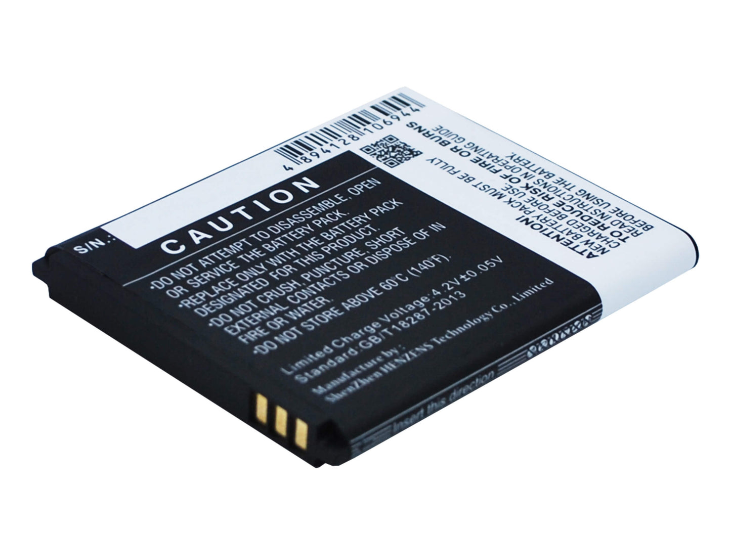 3.7V, 2000mAh, Li-ion Battery fits Blu, D310, Dash 4.5, 7.4Wh