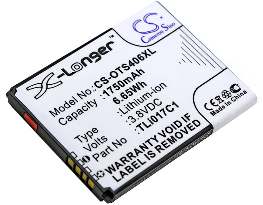 3.8V, 1750mAh, Li-ion Battery fits Greatcall, 4043sj, Flip 4053, 6.65Wh