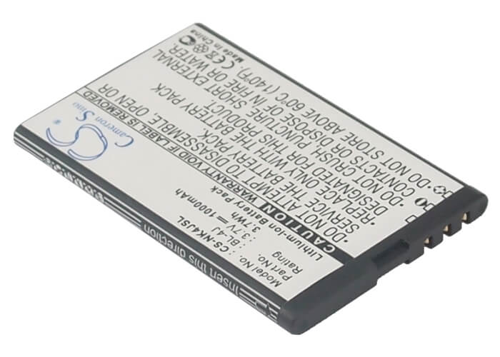 3.7V, 1000mAh, Li-ion Battery fits Nokia, C6, C6-00, 3.7Wh