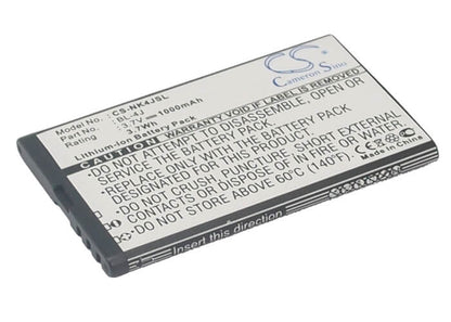3.7V, 1000mAh, Li-ion Battery fits Bea-fon, Sl200, Sl200_eo001, 3.7Wh