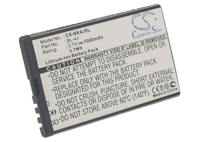 3.7V, 1000mAh, Li-ion Battery fits Bea-fon, Sl200, Sl200_eo001, 3.7Wh
