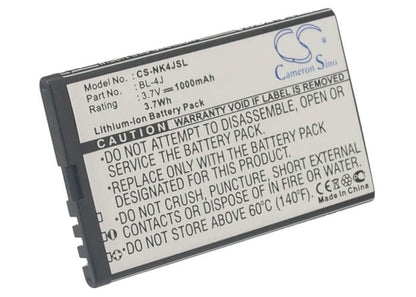 3.7V, 1000mAh, Li-ion Battery fits Bea-fon, Sl200, Sl200_eo001, 3.7Wh