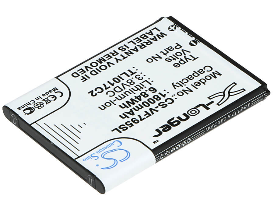 3.8V, 1800mAh, Li-ion Battery fits Vodafone, Smart Speed 6, Vf795, 6.84Wh