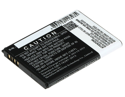 3.8V, 1800mAh, Li-ion Battery fits Vodafone, Smart Speed 6, Vf795, 6.84Wh