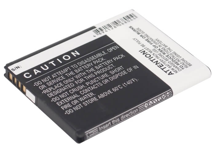 3.8V, 1800mAh, Li-ion Battery fits Htc, C520e, C525c, 6.84Wh