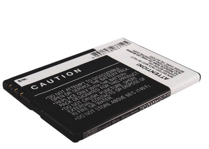 3.7V, 1200mAh, Li-ion Battery fits Ngm, Fred, 4.44Wh
