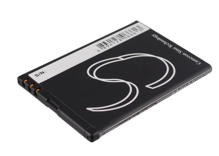 3.7V, 1250mAh, Li-ion Battery fits Nokia, 808, 808 Pureview, 4.625Wh