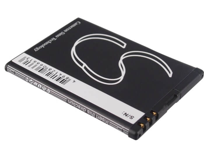 3.7V, 1250mAh, Li-ion Battery fits Nokia, 808, 808 Pureview, 4.625Wh