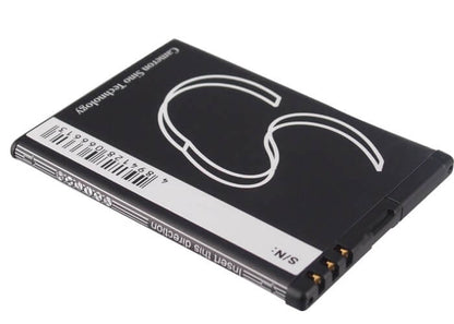 3.7V, 1250mAh, Li-ion Battery fits Nokia, 808, 808 Pureview, 4.625Wh