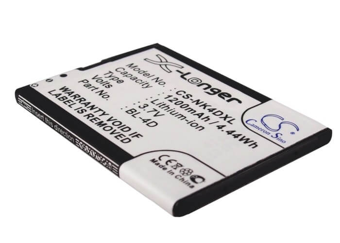 3.7V, 1200mAh, Li-ion Battery fits Ebest, G6, 4.44Wh