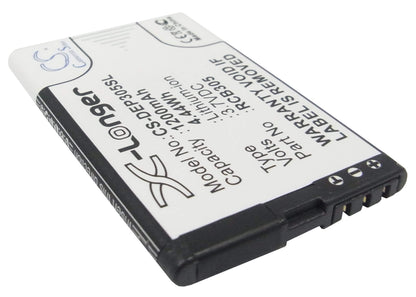3.7V, 1200mAh, Li-ion Battery fits Myphone, 3200, 3200i, 4.44Wh