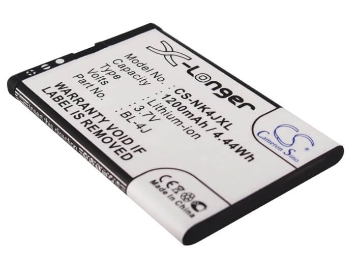 3.7V, 1200mAh, Li-ion Battery fits Bea-fon, S35i, S40, 4.44Wh