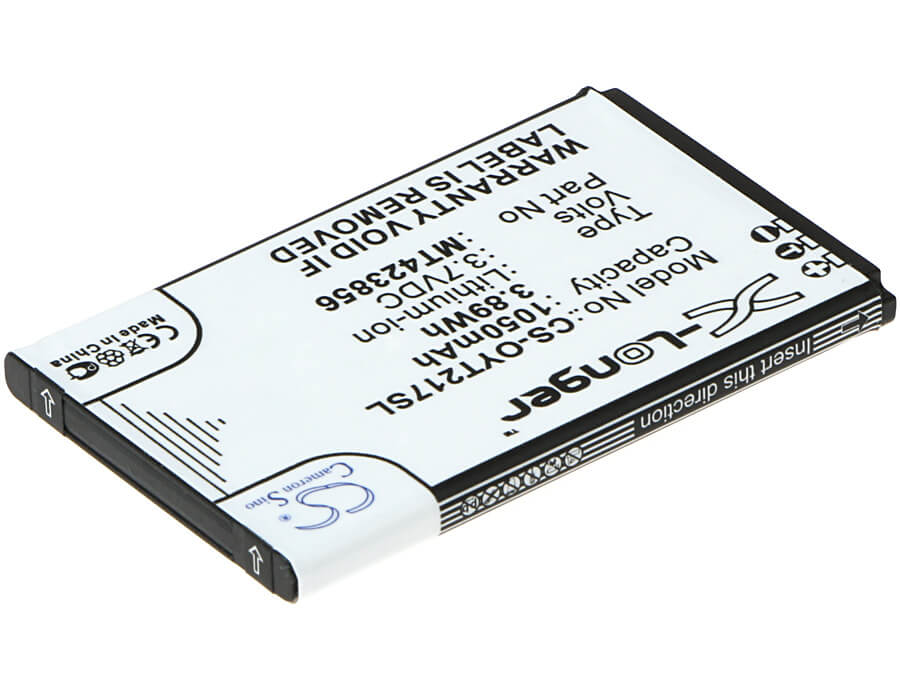 3.7V, 1050mAh, Li-ion Battery fits Olympia, 2179, Touch, 3.885Wh