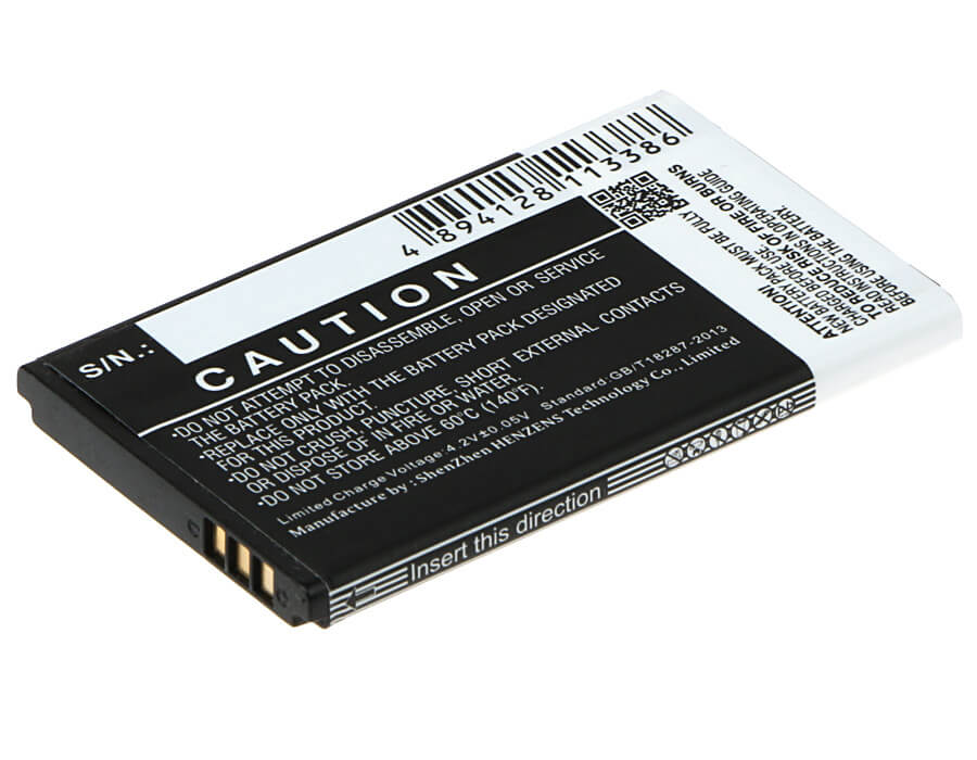 3.7V, 1050mAh, Li-ion Battery fits Olympia, 2179, Touch, 3.885Wh