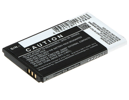 3.7V, 1050mAh, Li-ion Battery fits Olympia, 2179, Touch, 3.885Wh